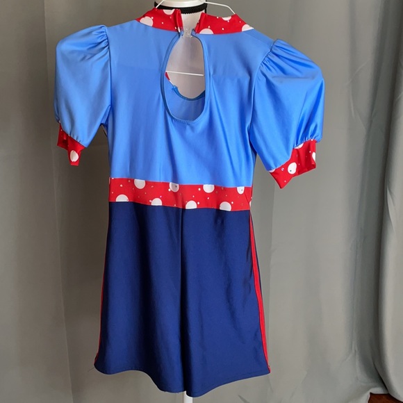Red and Blue Child Large Dance Costume - Picture 2 of 4